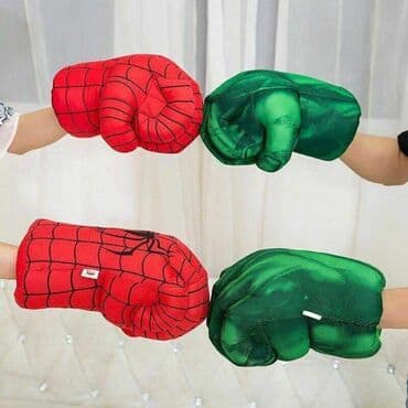 polovne haljine za devojcice: Cena 2100 din MARVEL velike bokserske rukavice Spider-Man i Hulk — 4