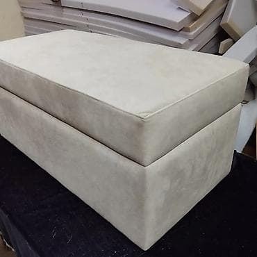 bastenske klupe i stolovi od drveta: Tapacirana klupa/sanduk za odlaganje - Multifunkcionalna tapacirana — 4