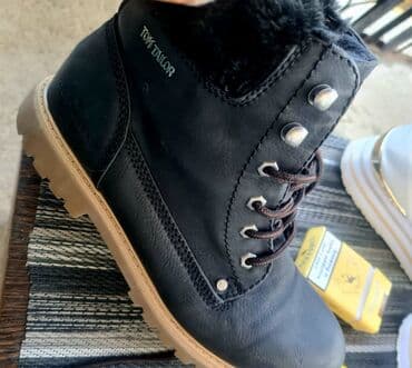 donji ves pancevo: Tom Tailor zimske čizme - Model: klasične gležnjače sa pertlama - — 4