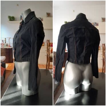 jakne c: Croop Top jaknica kao nova. Odgovara S-M velicini — 3