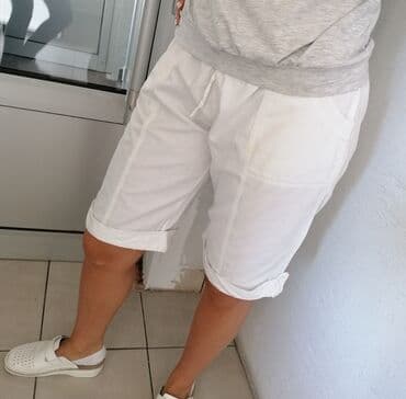 dsquared2 bermude: L (EU 40), Twill, color - White — 5