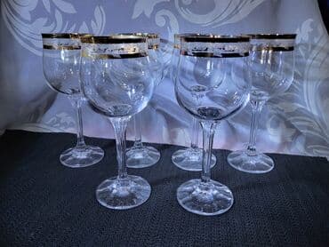 swarovski case za vino cena: Case kristal za vino Bohemija,rucni rad 60te.god. Case kristal,rucna — 5