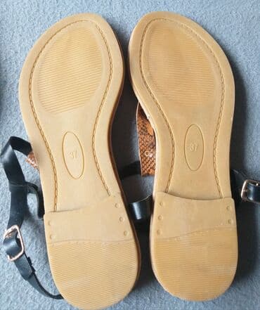 mokasine od prevrnute koze: Sandals, 37 — 4