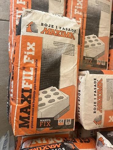 pecenjara za prasice: MAXIMA Maxifil Fix – gipsana masa za lepljenje gips-kartonskih ploča — 1