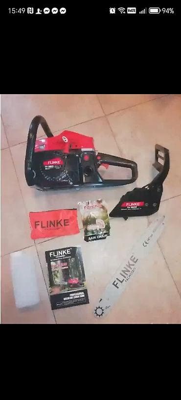 trofazni cirkular za drva: Benzinska motorna testera FLINKE FK-9600 - Profesionalna benzinska — 2