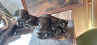 Prehrambeni proizvodi: Bronzana skulptura 8kg– ženski akt u poluležećem položaju - — 6