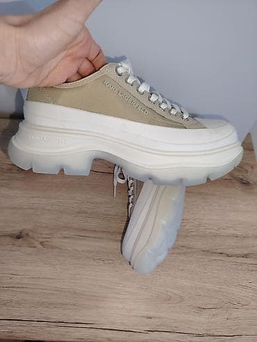 perla: Karl Lagerfeld ženske patike – bež UG 24cm - Model: niske patike sa — 5