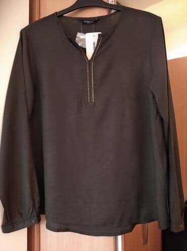 waikiki tunike i bluze: Lc Waikiki, L, Viskoza, Jednobojni, bоја - Crna — 7