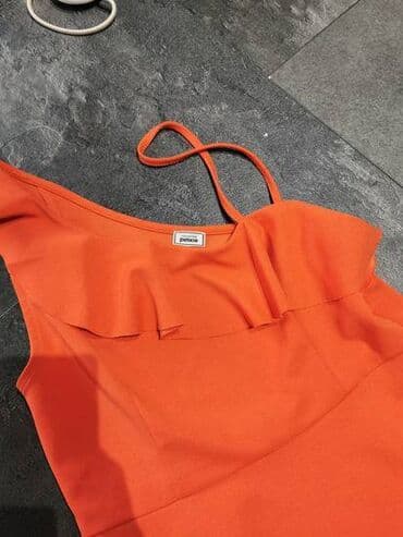 kaftan haljine za plazu new yorker: M (EU 38), color - Orange, Other sleeves — 2
