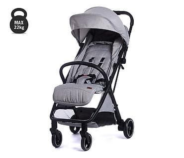 Kolica za bebe: BBO kolica za bebe Quick – All Grey (SKU: 517AGREY-80) Lagana — 3