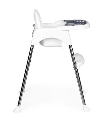 Hranilice: EcoToys Hranilica za decu 2u1 sa postoljem i pojasima – WHITE Šifra — 3