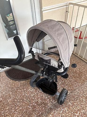 odeca za decaka: Tricikl Qplay Sklopivi sivi tricikl, korišten par meseci, u odličnom — 4