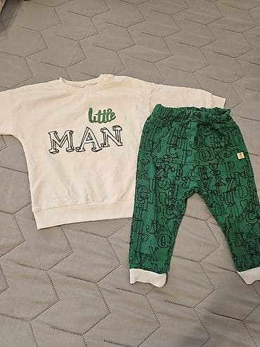 teksas jakne za devojcice: 400 din jedna trenerka, velicina 86Komplet trenerkica za dečaka – 2 — 3