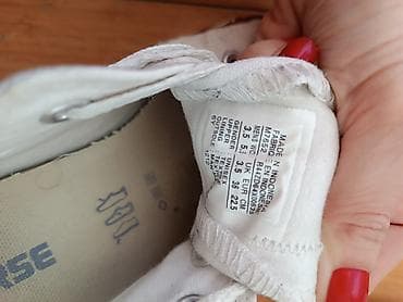 kožne starke converse: Converse Chuck Taylor All Star niske patike – bele - Model: Chuck — 3