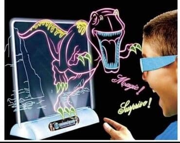 dečiji tablet: Magicna 3D tabla za crtanje sa 3D naocarima 2300 din Durgariiii — 2
