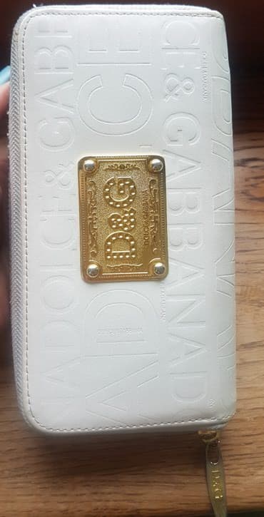srebrne mindjuse sa swarovski kristalima: Ženski novčanik, Dolce & Gabbana — 1