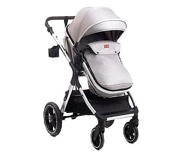 lalafo kolica za bebe: BBO Dory set 3u1 kolica za bebe – Grey (SKU: X1SGREY-80) Kompletno — 2