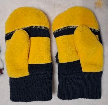 decije stvari na poklon: Rukavice, Unisex, bоја - Žuta — 2