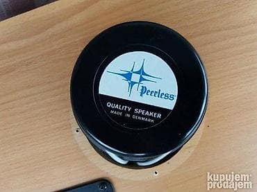 kompjuterski delovi: Peerless 8" Denmark- delovi -basovi 8 inca; 8 oma; platnene kalote=50e — 8