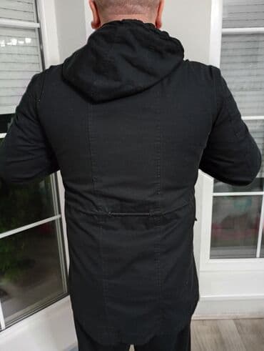 Pantalone: Jakna za prelazni period, Pamuk, XL, Glo-Story, bоја - Crna — 2