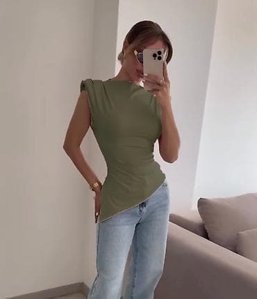 esprit beograd: ✅Asimetrična ženska majica bez rukava
✅1550 din 
S M L — 5