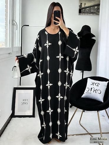 Sakoi: 💫Kaftan maxi haljina – Made in Italy - Kroj: širok, lepršav kaftan — 3