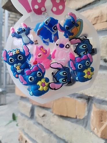 mona tasnice cena: Stitch šnale za kosu – set mini klipsni - Tematske šnalice — 2