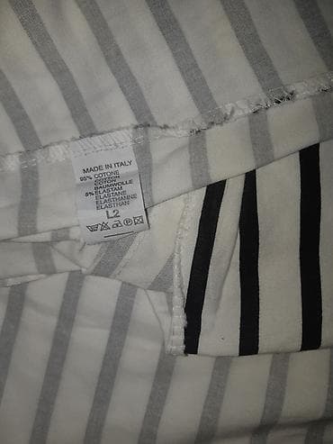 Office Furniture: Pamučna italijanska haljina, veličina M–L. - Materijal: 100% pamuk — 4