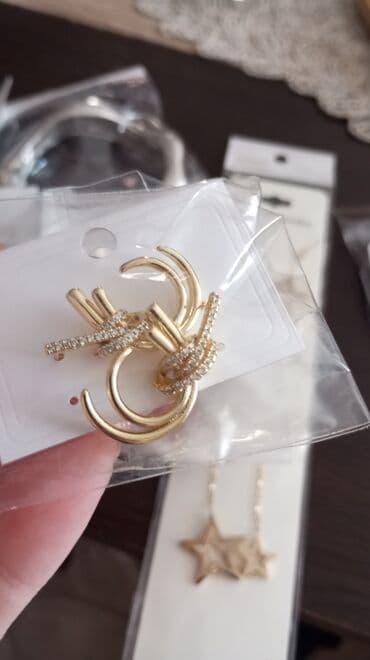 polaroid naocare beograd: Hoop earrings, Material: Gold — 1