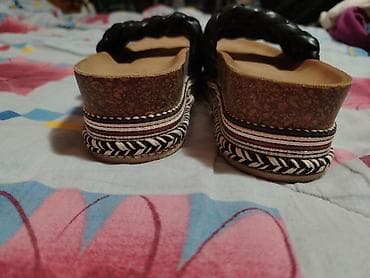 Loafers: Slippers 38, color - Black — 3