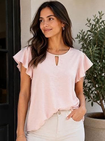 🌸 Lagan i prijatan materijal 🌸 Lepršavi rukavi koji daju elegantan