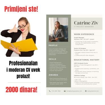 zvjezdano nebo u autu: Kreiramo profesionalne CV-je, šablone za društvene mreže i logotipe — 5
