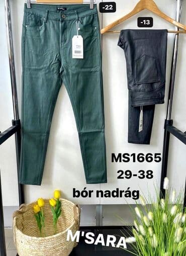 kozne helanke za punije: Hit pantalone od eko koze za vitkiji i puniji stas po super ceni - — 5