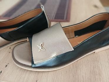 sandale favorito: Ženske kožne cipele/sandale sa otvorenim prstima - Materijal — 4