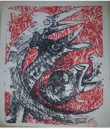 cvece kroton slike: Painting, Used — 2