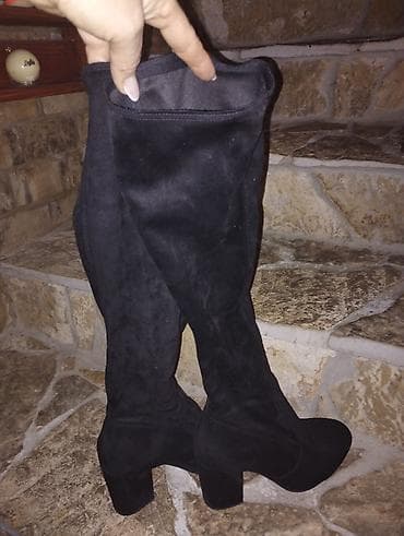 Oxfords: High boots, 37, color - Black — 3