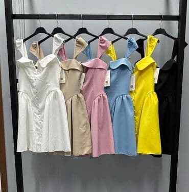 haljine sa kaisem: One size, color - White, Oversize, With the straps — 4