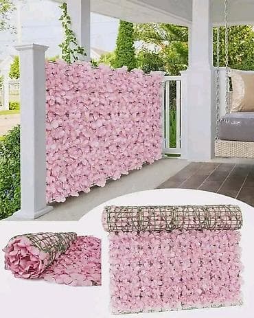 🌸 Dekorativna ograda od veštačkog cveća 3x1m 🌸 Ulepšajte svoju terasu