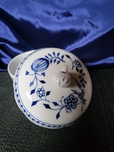 Sobne biljke: Secernica 1968 do 1987g.Kahla porcelan cvibl mustra Nemacka. Posuda — 8