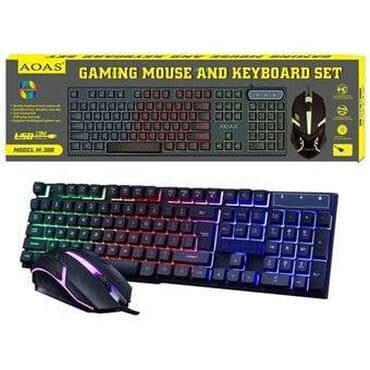 Car Electronics: Gejmerska Tastatura i Mis Crna i Bela NOVO Gaming SAMO 1490 Din — 1