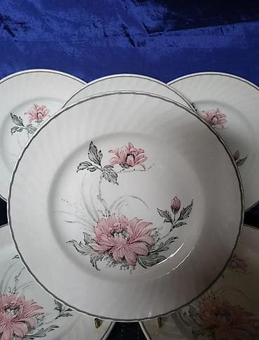 arkopalni tanjiri: Tanjiri engleski 1950 do 1970god.Barratts Staffordshire. Engleski — 10