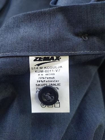 bodi slim: "ZEMAX" Muška Košulja Golubije Plava XXL - Odlična! Original ZEMAX — 7