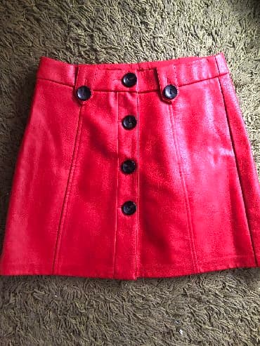 M (EU 38), Midi, color - Red