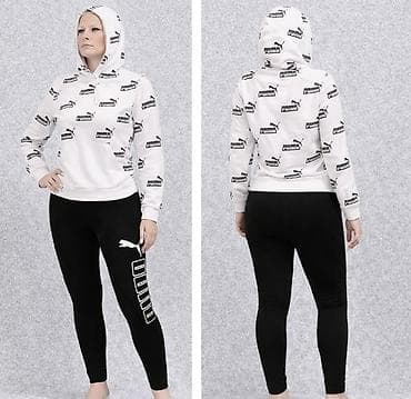 Haljine: Ženska sportska trenerka – dukserica s kapuljačom i helanke - Gornji — 1