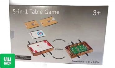 play time slicice fudbal: 5 u 1 stoni set igara pruža raznovrsnu zabavu sa pet različitih igara — 1