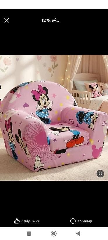 set stolova i stolica: Dečja fotelja na rasklapanje – model za mališane - Mekana, lagana i — 3