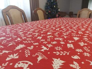 novogodisnji tekstil: Akcija novogodišnji stolnjaci Dimenzije 220*150 cm 100% pamuk — 2