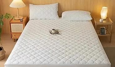 posteljina za bebe devojcice: Vodootporni prošiveni prekrivač/zaštitnik za dušek - Materijal: meka — 3