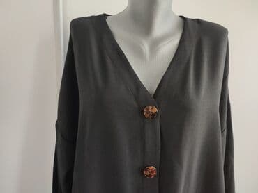 Women's Clothing: 3XL, Polyester, Single-colored, color - Black — 2
