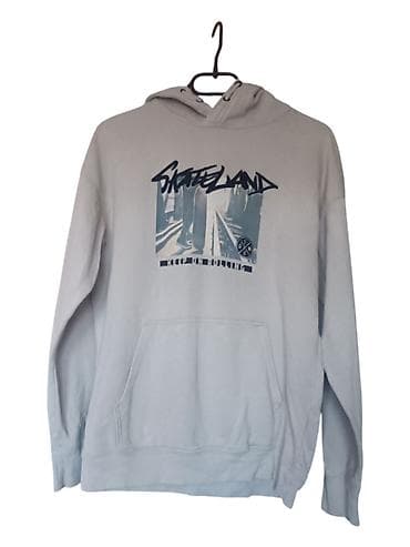 kaputi sa kapuljacom: H&M dukserica sa kapuljačom – Skateland grafika - Boja — 1